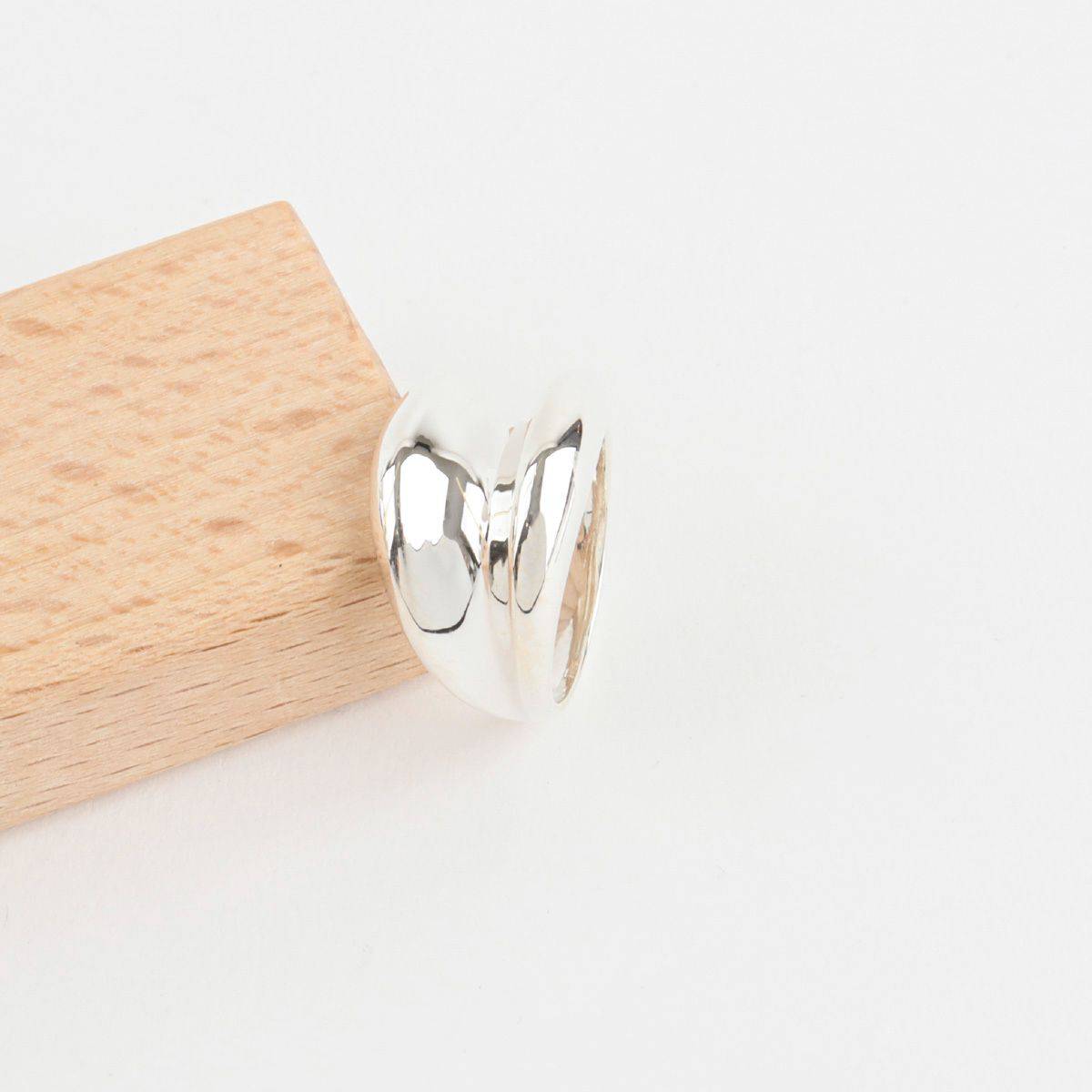 Sterling silver chunky ring
