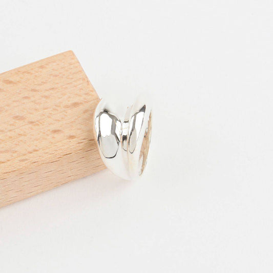 Sterling silver chunky ring