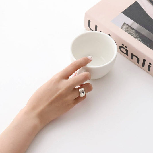 Sterling silver chunky rings 