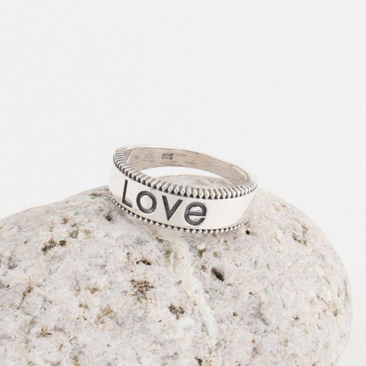 Sterling Silver Love Ring