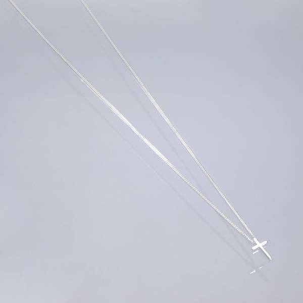 Sterling Silver tiny Cross Pendant Necklace for Women  | Fashion Jewelry - find pick korea