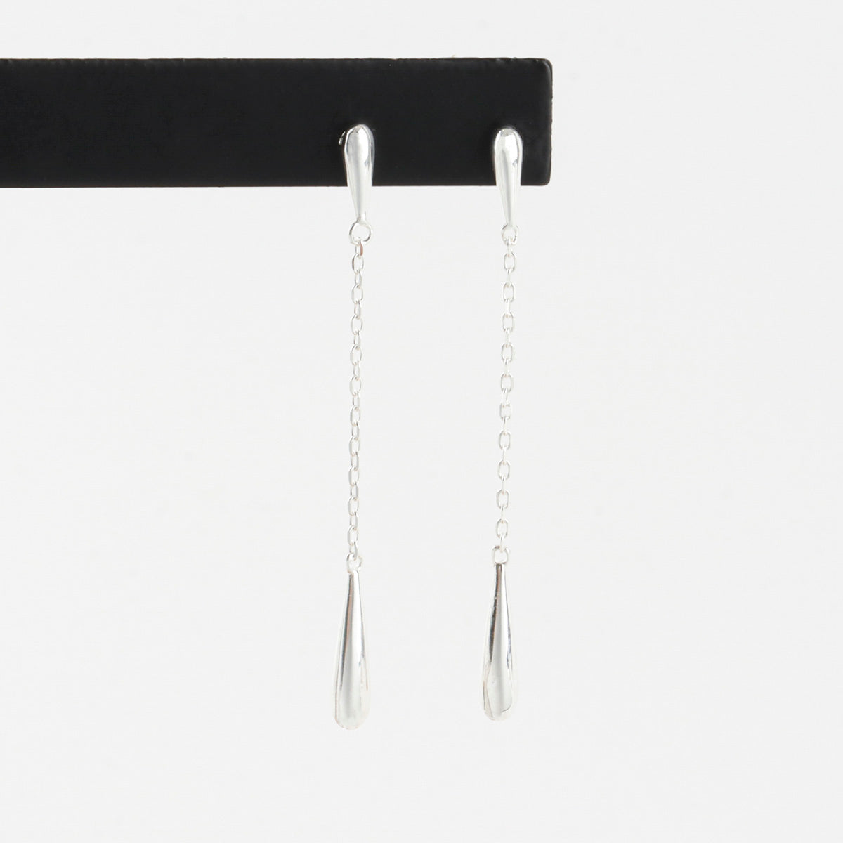Sterling Silver Long Drop Chain Earrings for Women | Fashion Jewelry - find pick korea