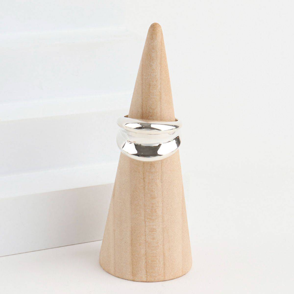 Sterling silver chunky ring