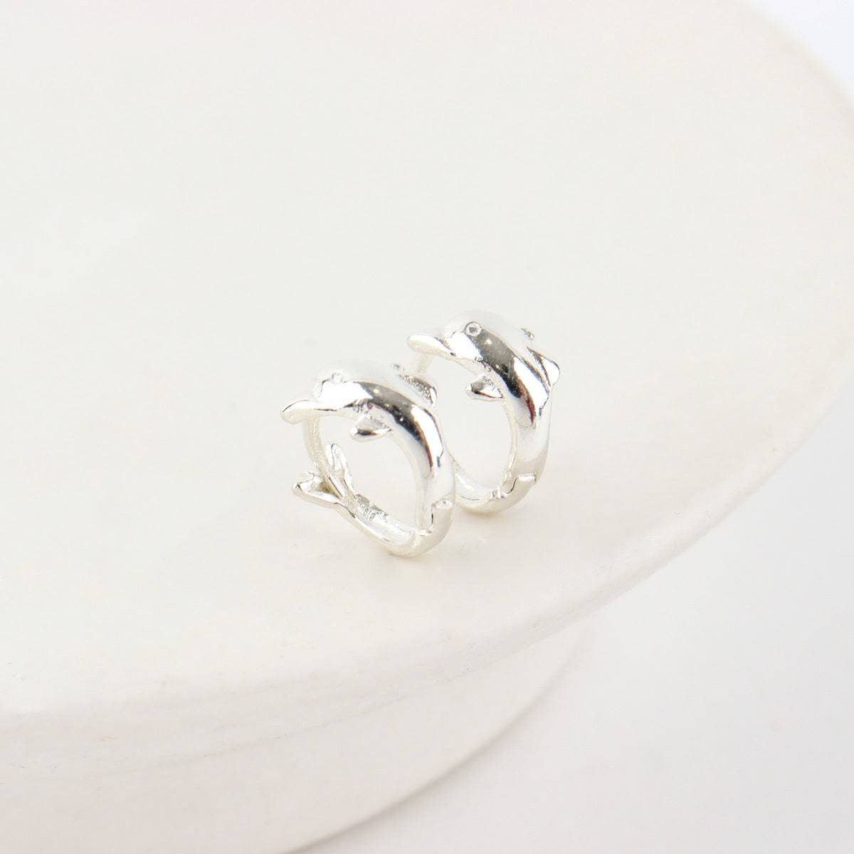 Huggie Earrings Sterling Silver | FIND jewelry from korea