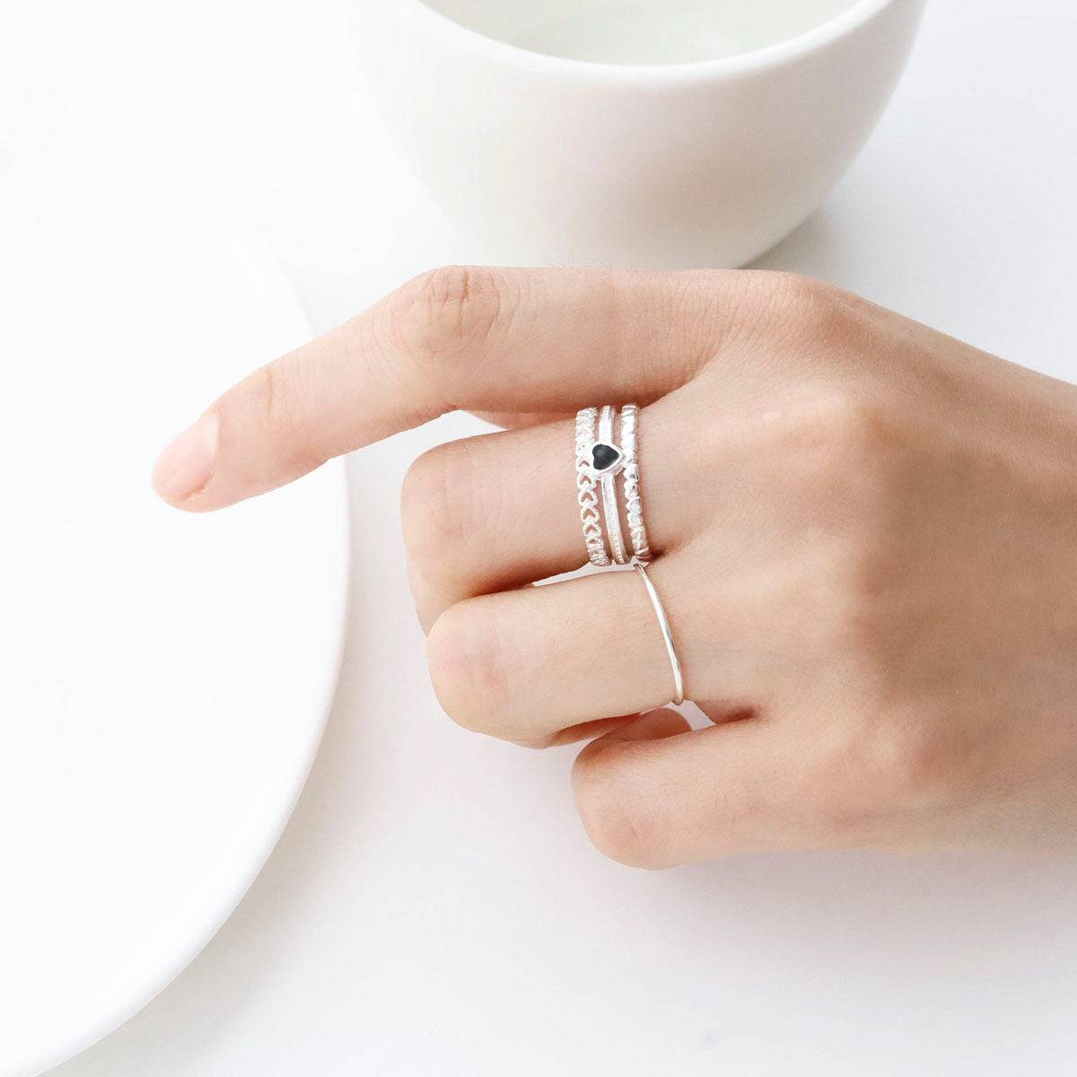 Sterling Silver Heart Ring