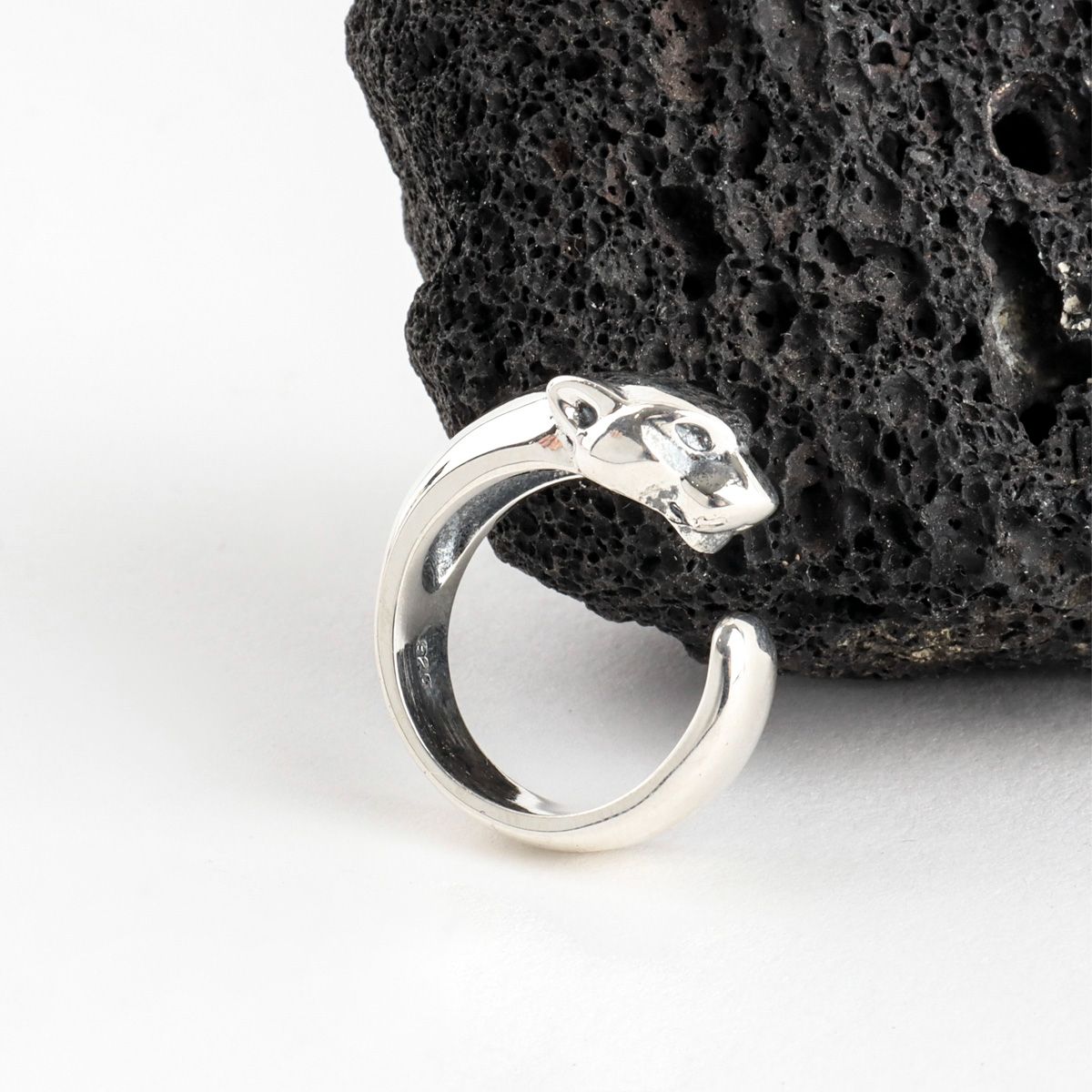 Sterling Silver Panther Ring for Women | Unique Animal Design - find pick korea