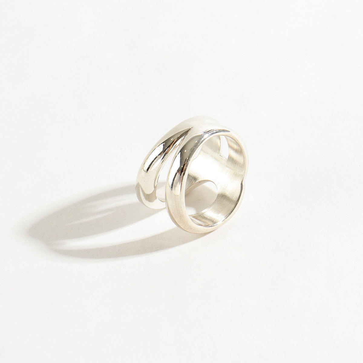 Sterling silver double ring - find pick korea