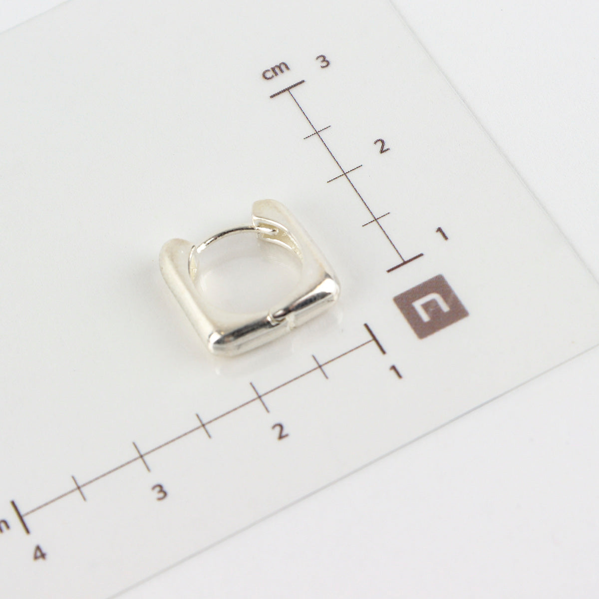 Sterling Silver Huggie Hoop Earrings | Sleek and Modern Design - find pick korea