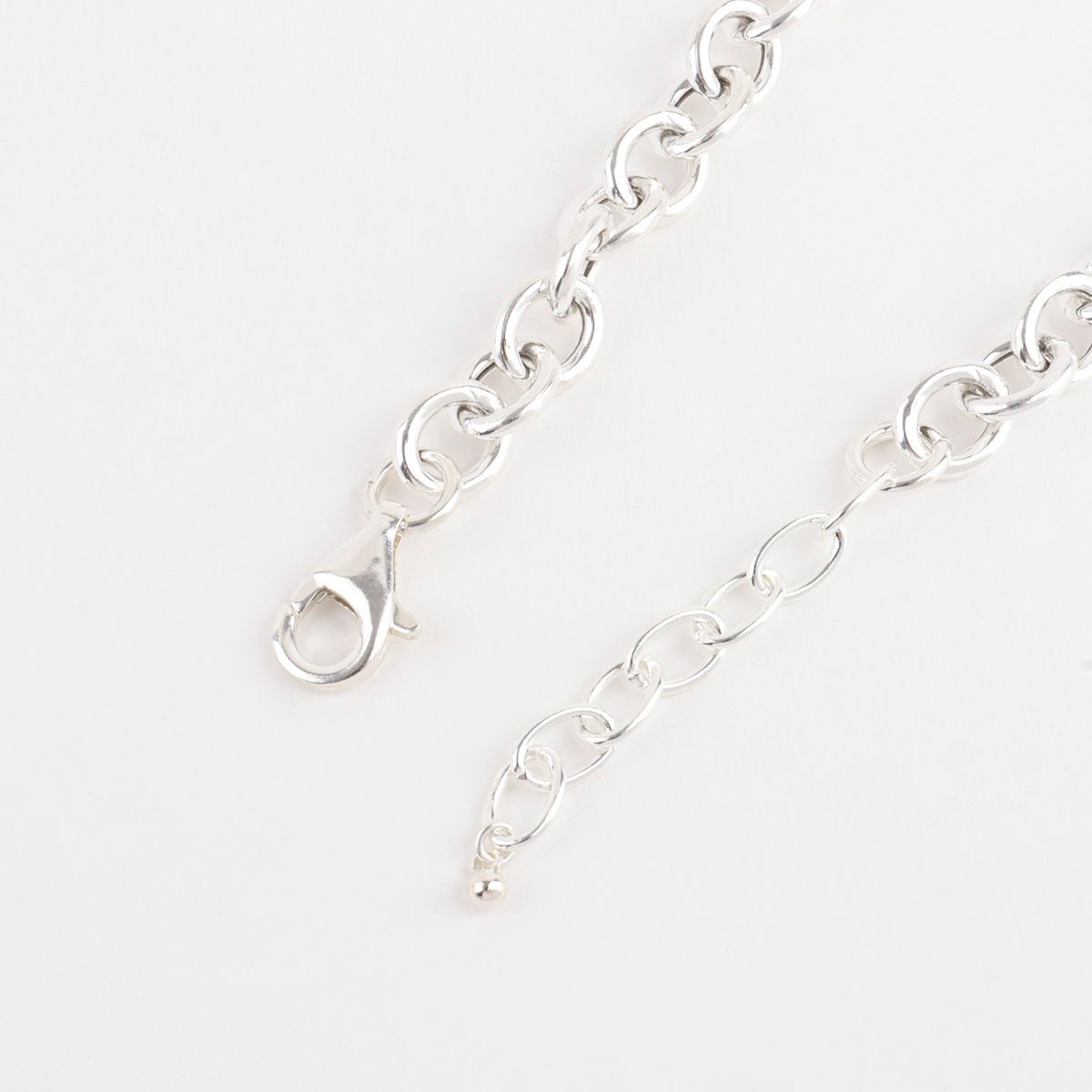 Sterling Silver Chain Necklace - find pick korea