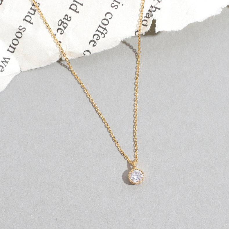 Sterling Silver Cubic Zirconia Necklace